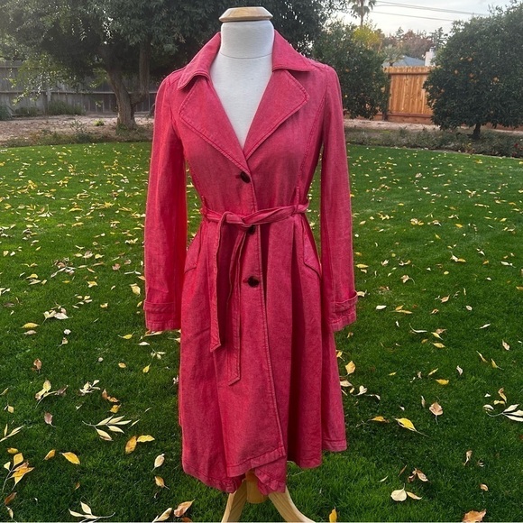 Anthropology Belted Elle Trench Coat | Size XS - Picture 6 of 11